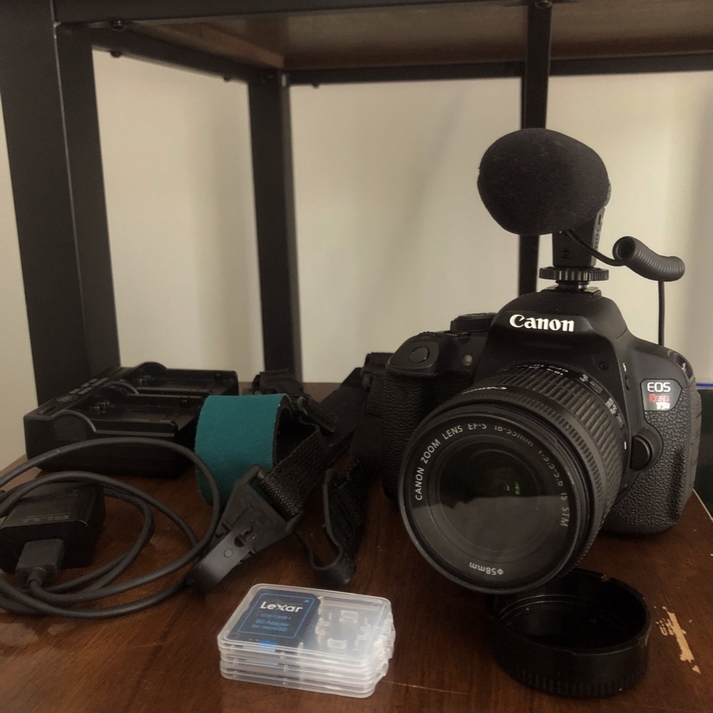 Canon t5i camera + accessories!